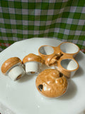 Vintage MCM Iridescent Muffin Shaker Set