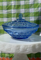 Indiana Glass Windsor Blue Candy Dish