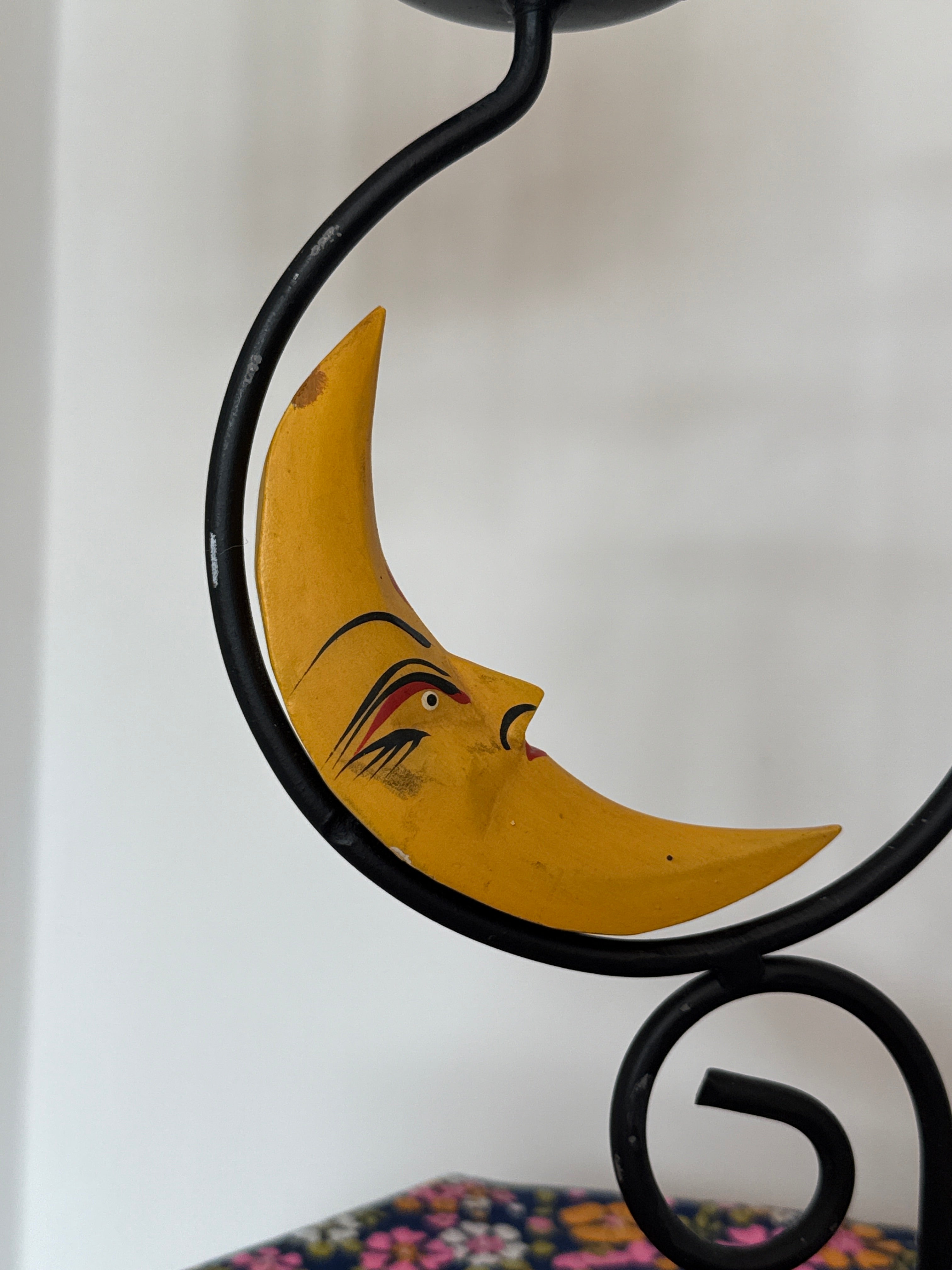 Vintage Celestial Candle Holder