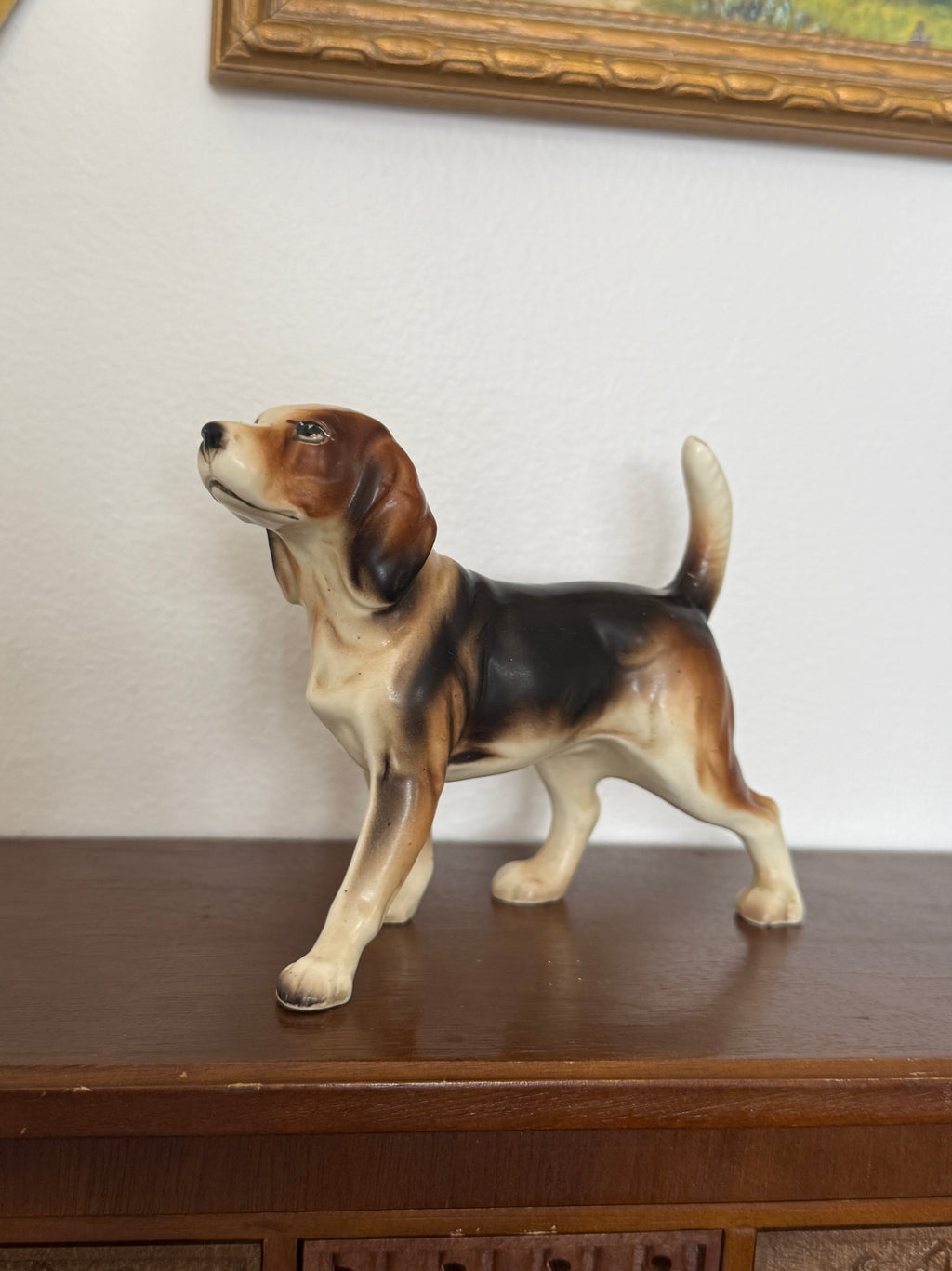 Vintage Beagle Dog Figurine