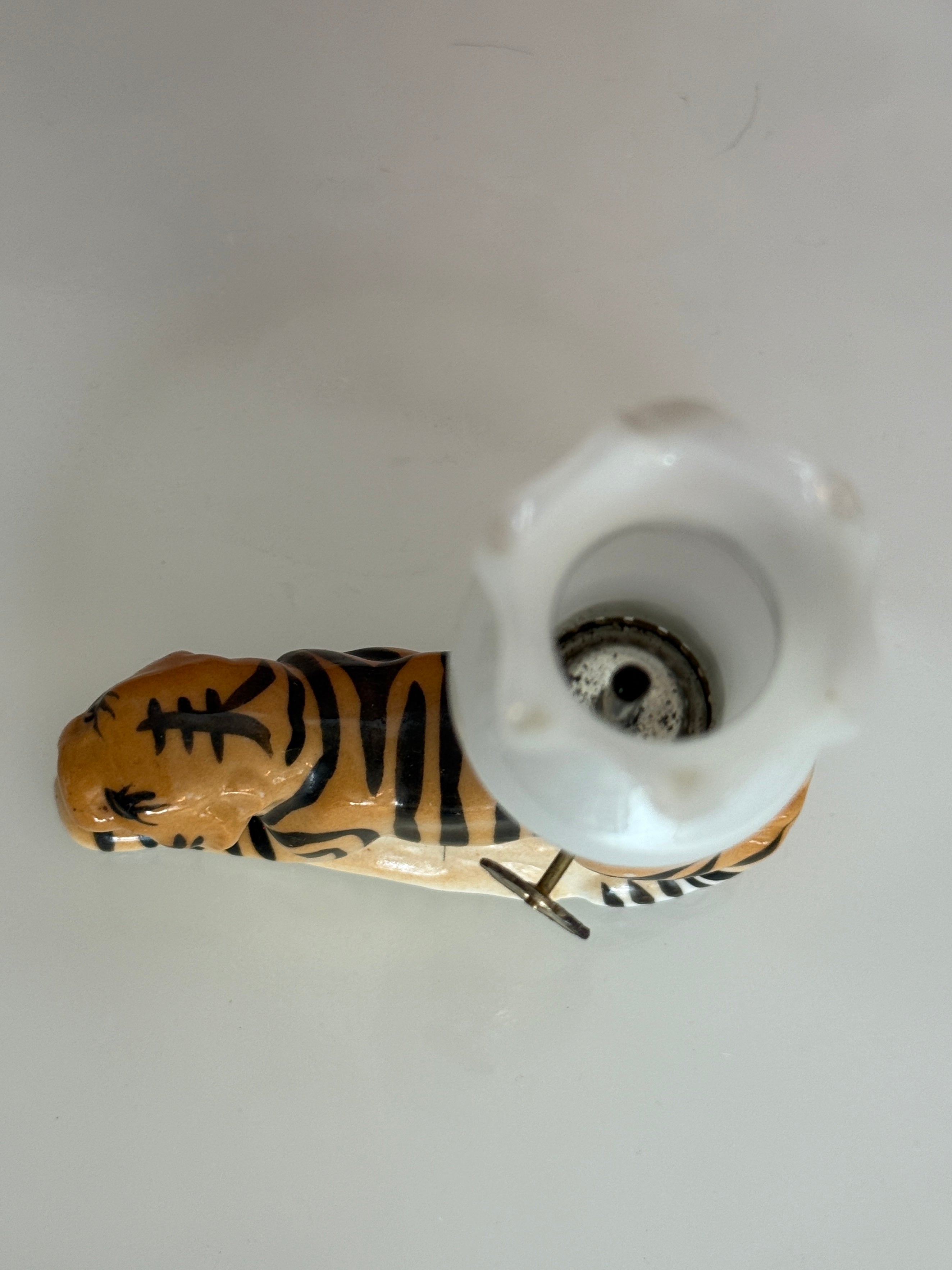 Vintage Mini Tiger Oil Lamp