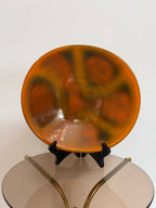 Vintage MCM Abstract Pottery Bowl