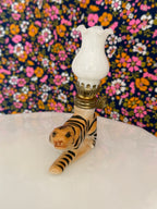 Vintage Mini Tiger Oil Lamp