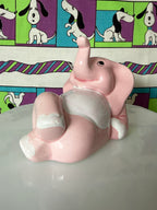 Vintage Pink Elephant Piggy Bank