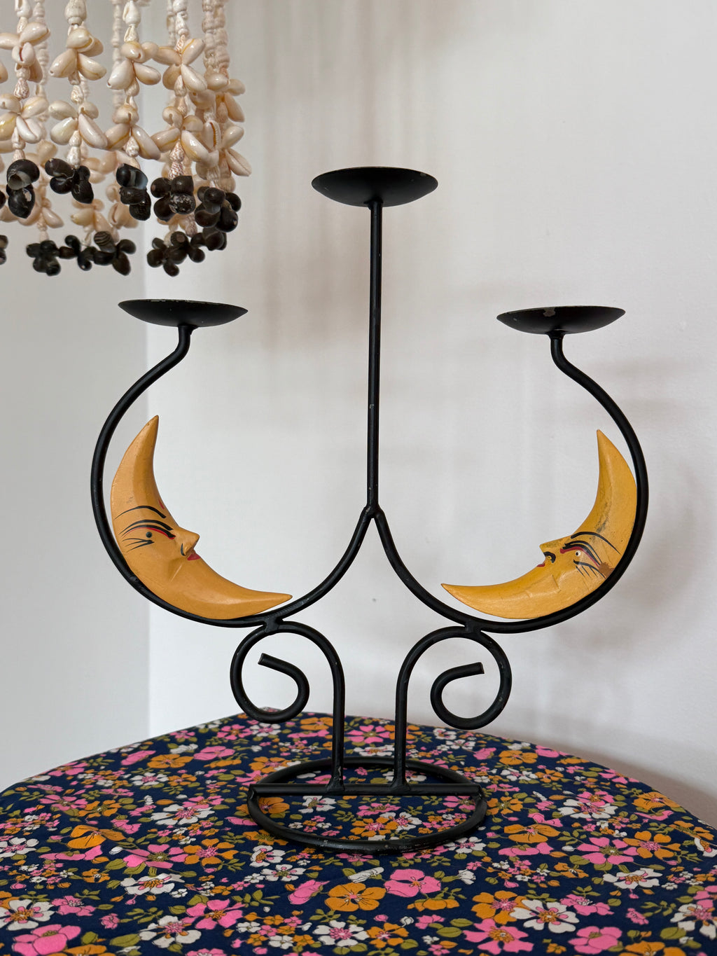 Vintage Celestial Candle Holder