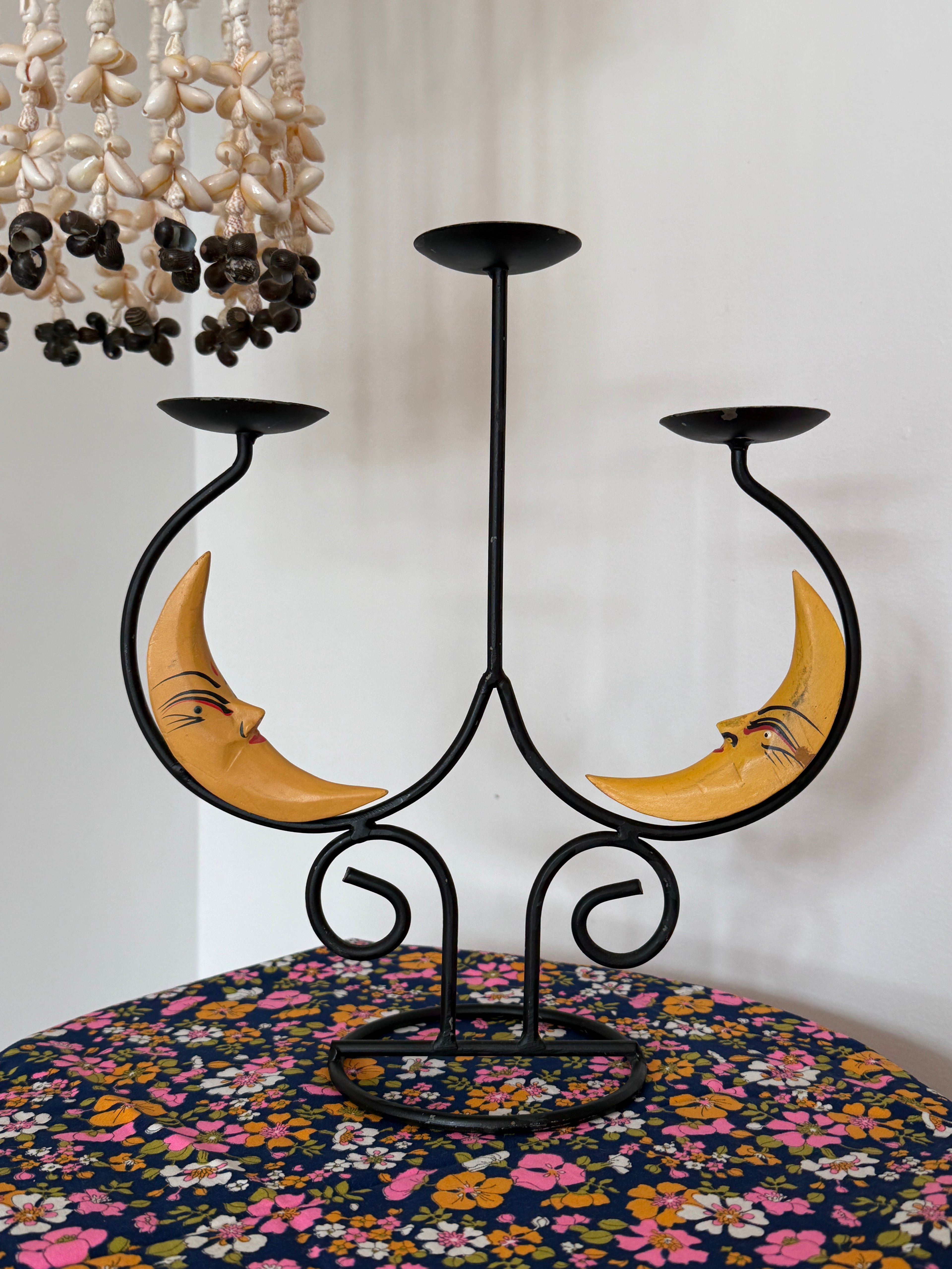 Vintage Celestial Candle Holder