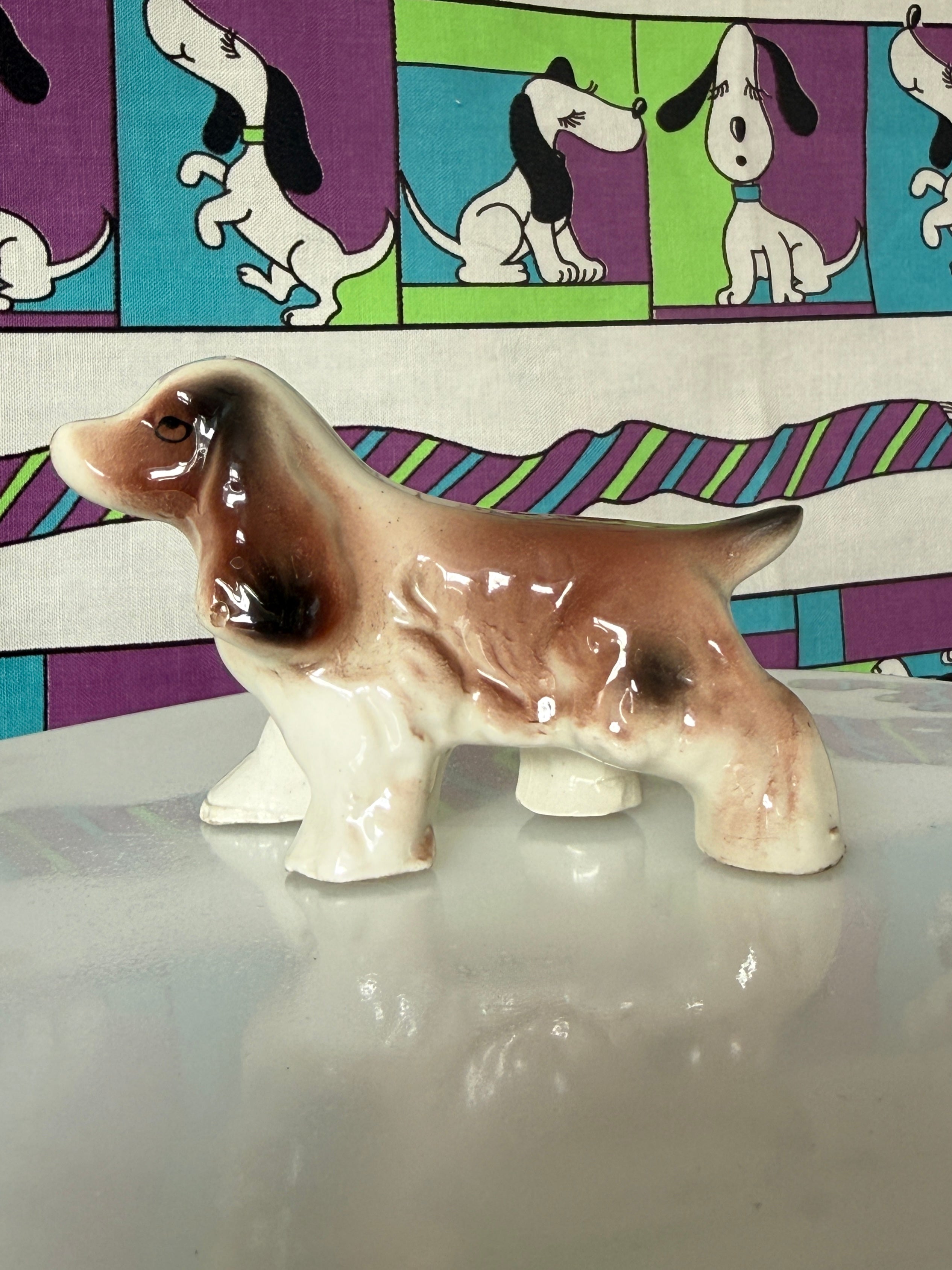 Vintage Spaniel Dog Figurine