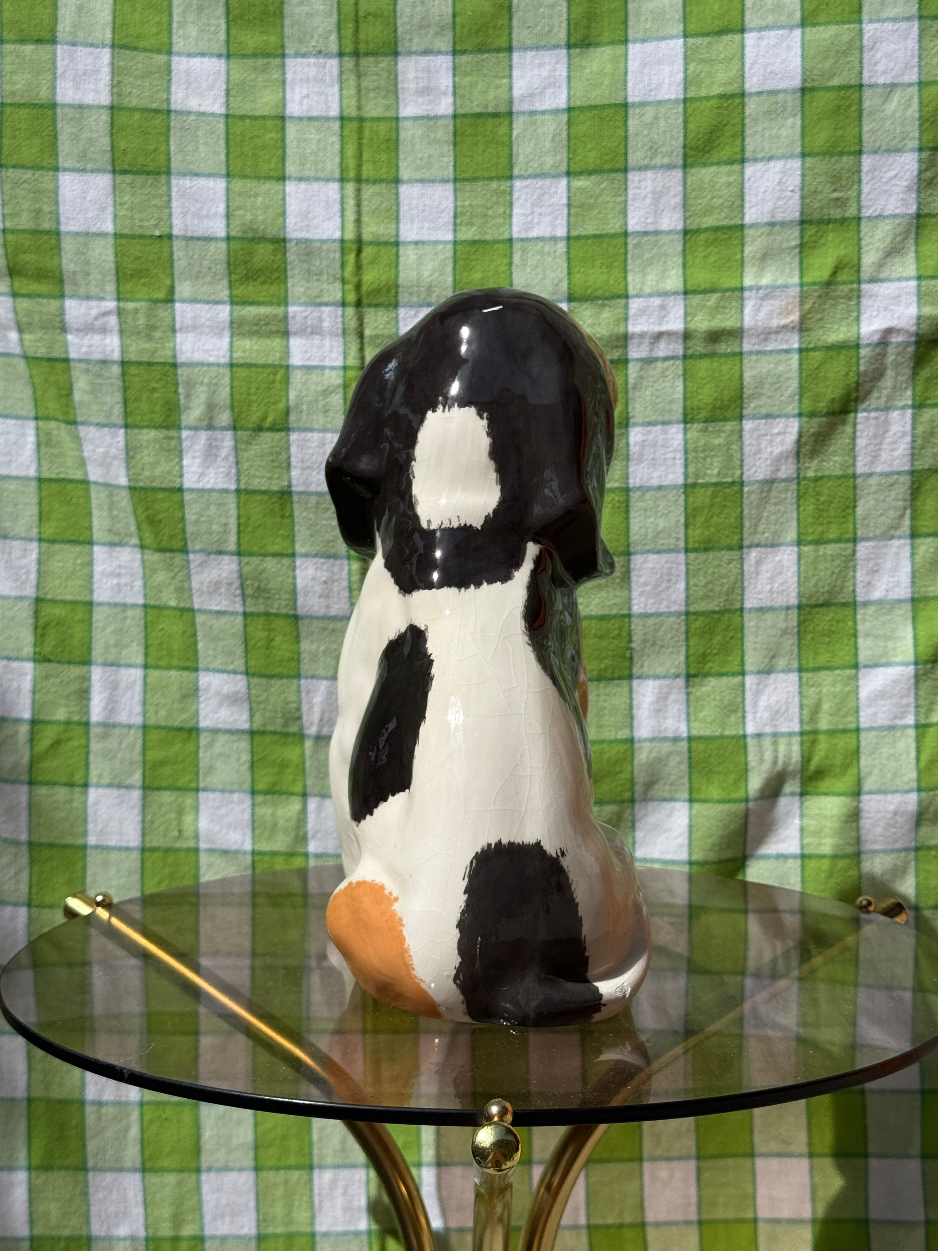Vintage MCM Spaniel Dog Statue