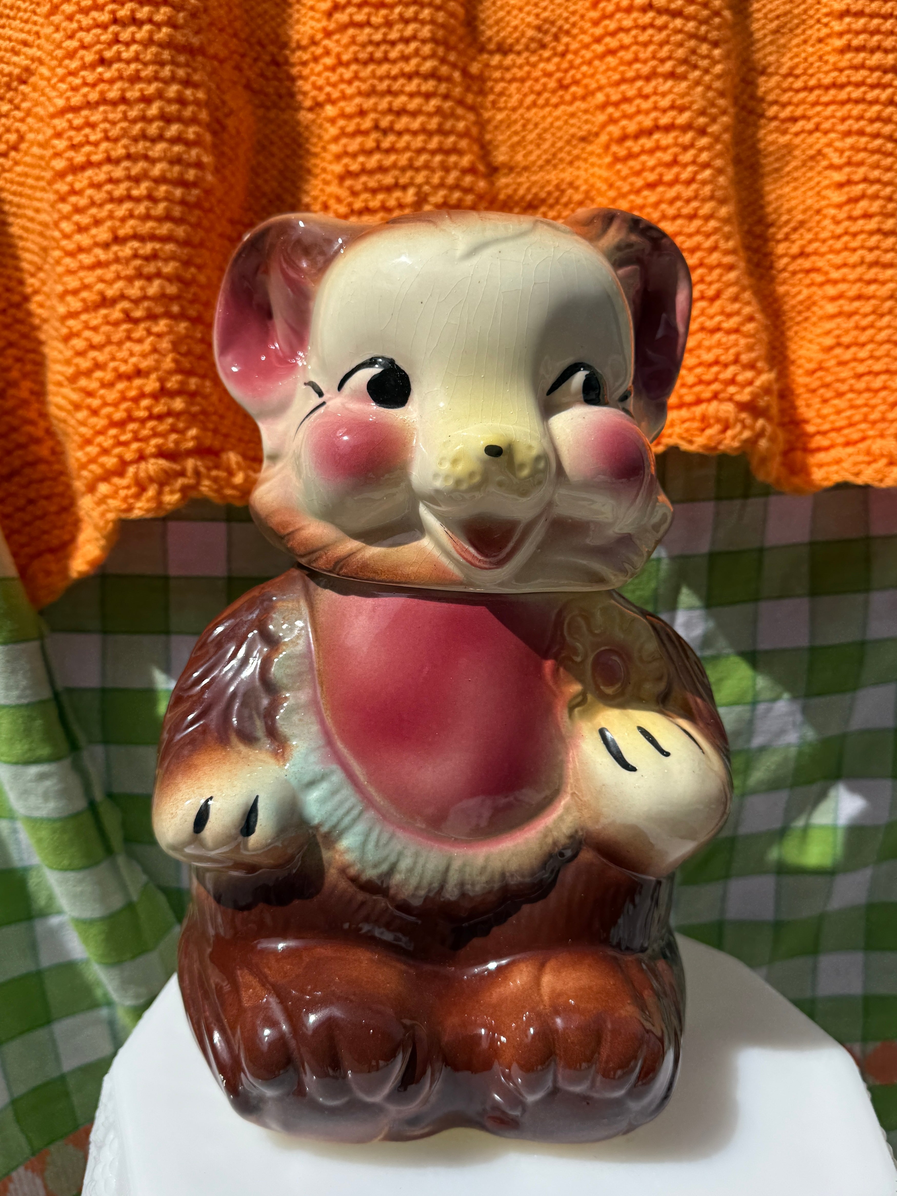 American Bisque Baby Bear Cookie Jar