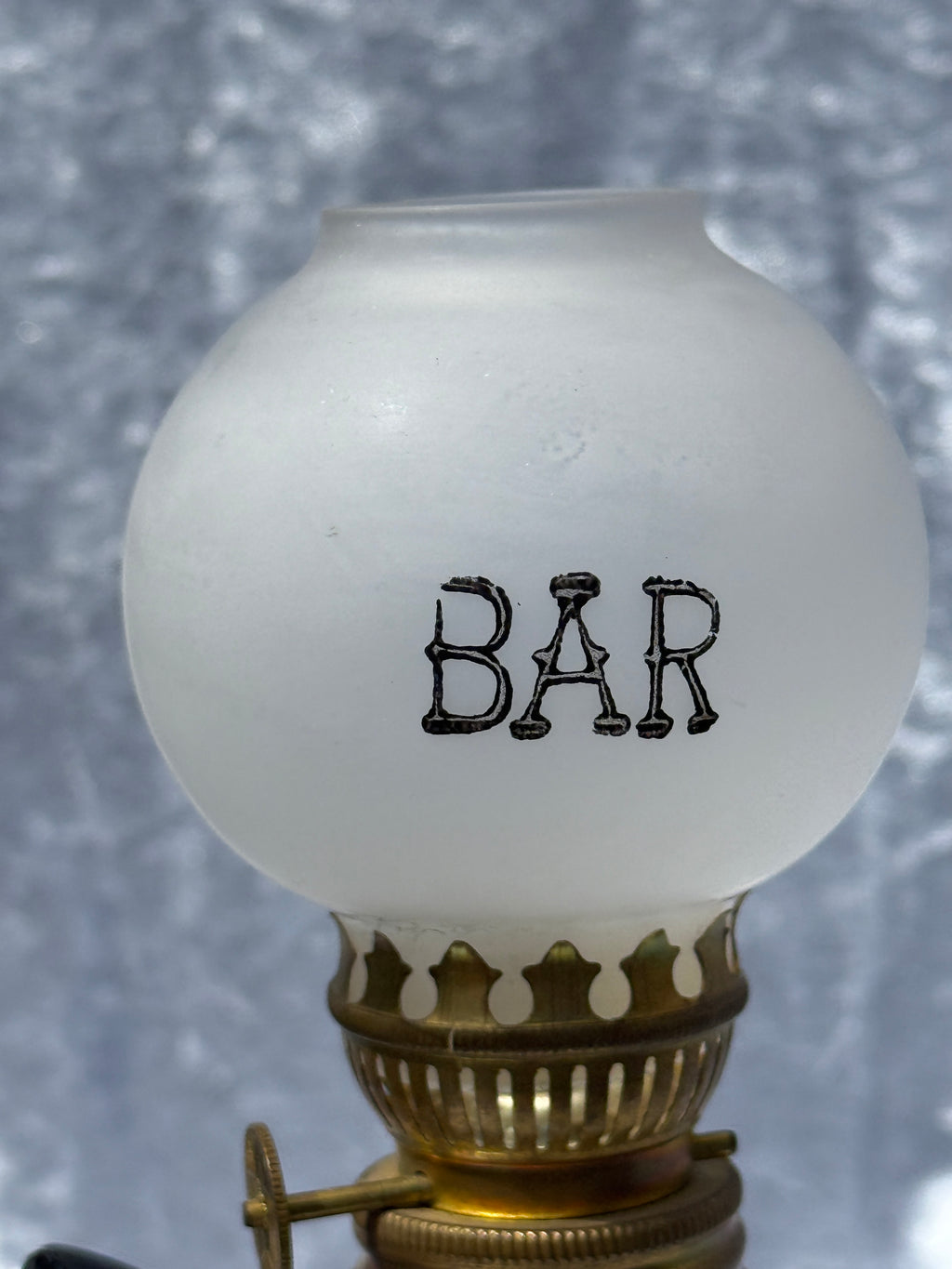 Vintage Mini Drunken Man Oil Lamp