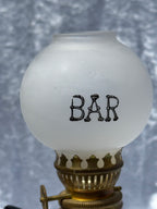 Vintage Mini Drunken Man Oil Lamp