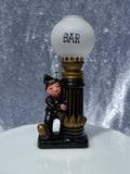 Vintage Mini Drunken Man Oil Lamp