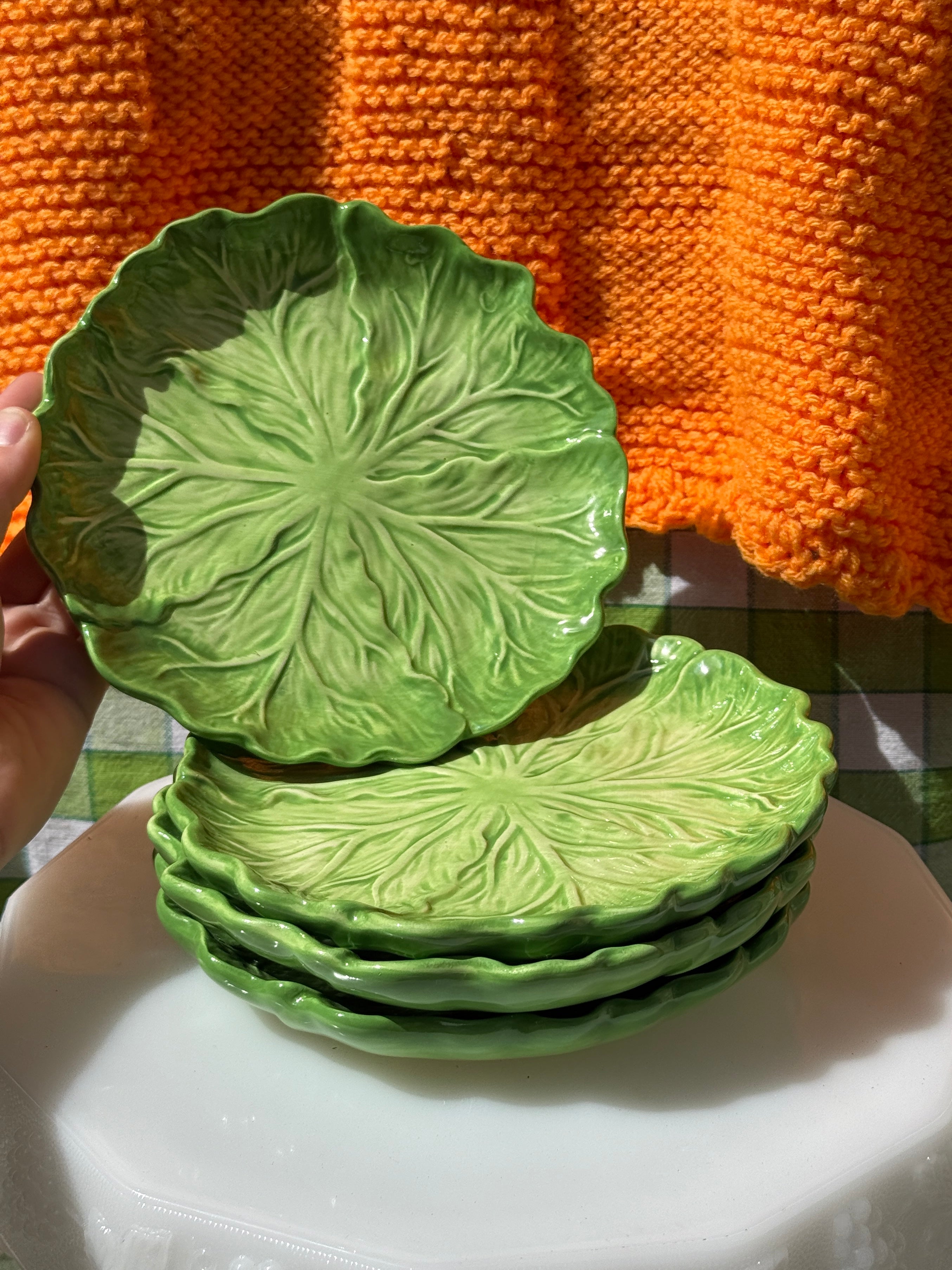 AVON Cabbage Plates (set of 4)