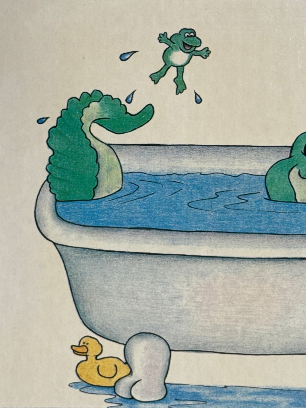 Langston Bathroom Alligator Print