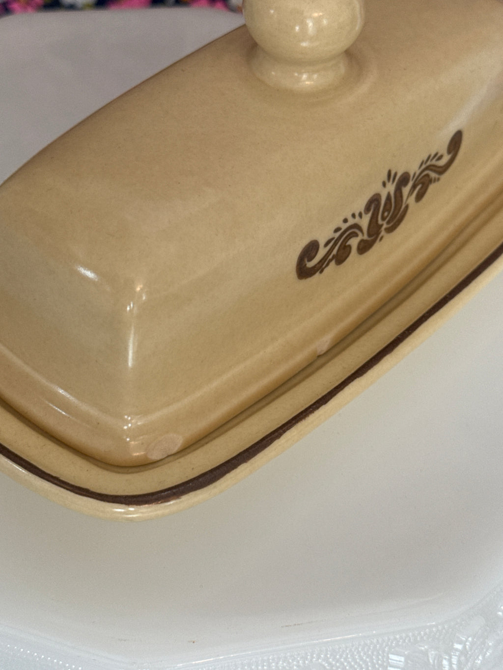 Pfaltzgraff Village Butter Dish