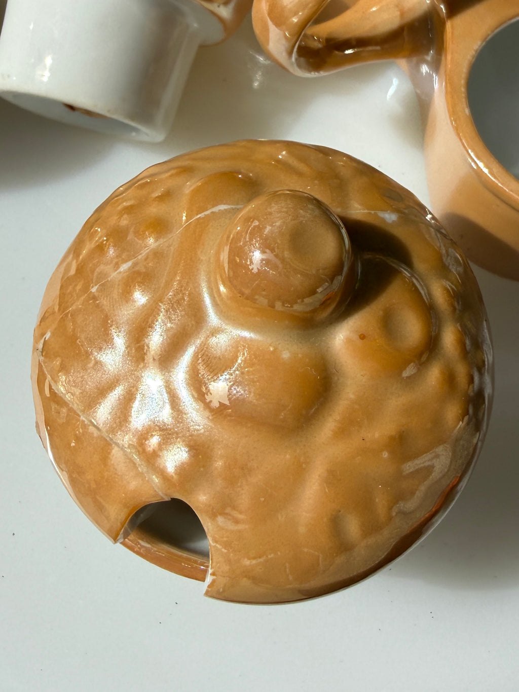 Vintage MCM Iridescent Muffin Shaker Set