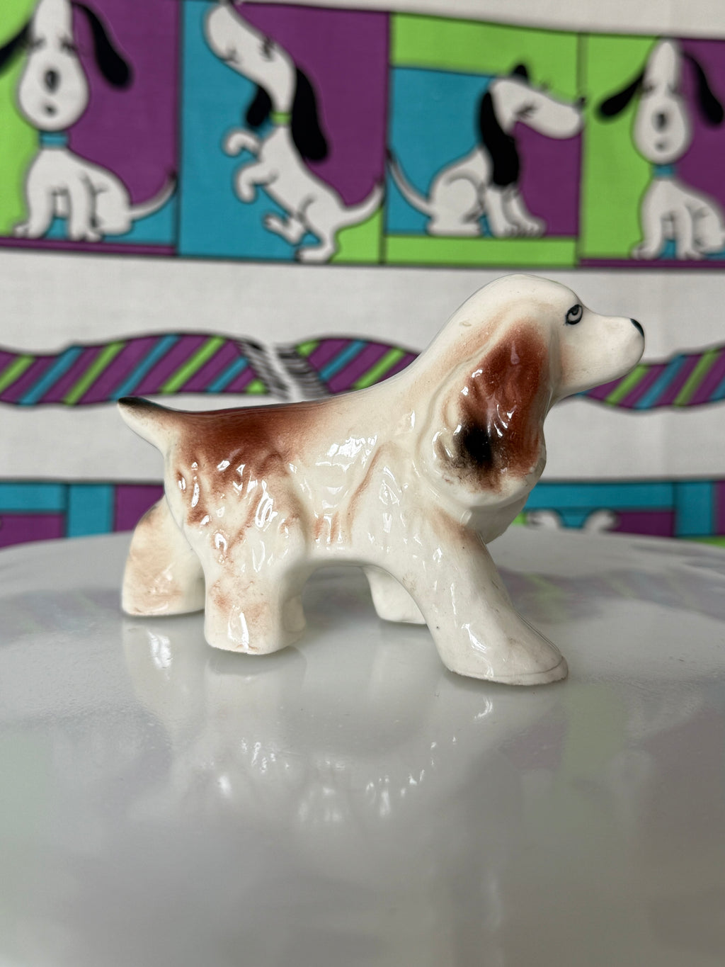 Vintage Spaniel Dog Figurine