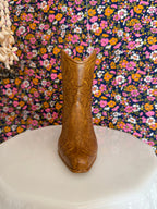 Vintage Cowboy Boot Vase
