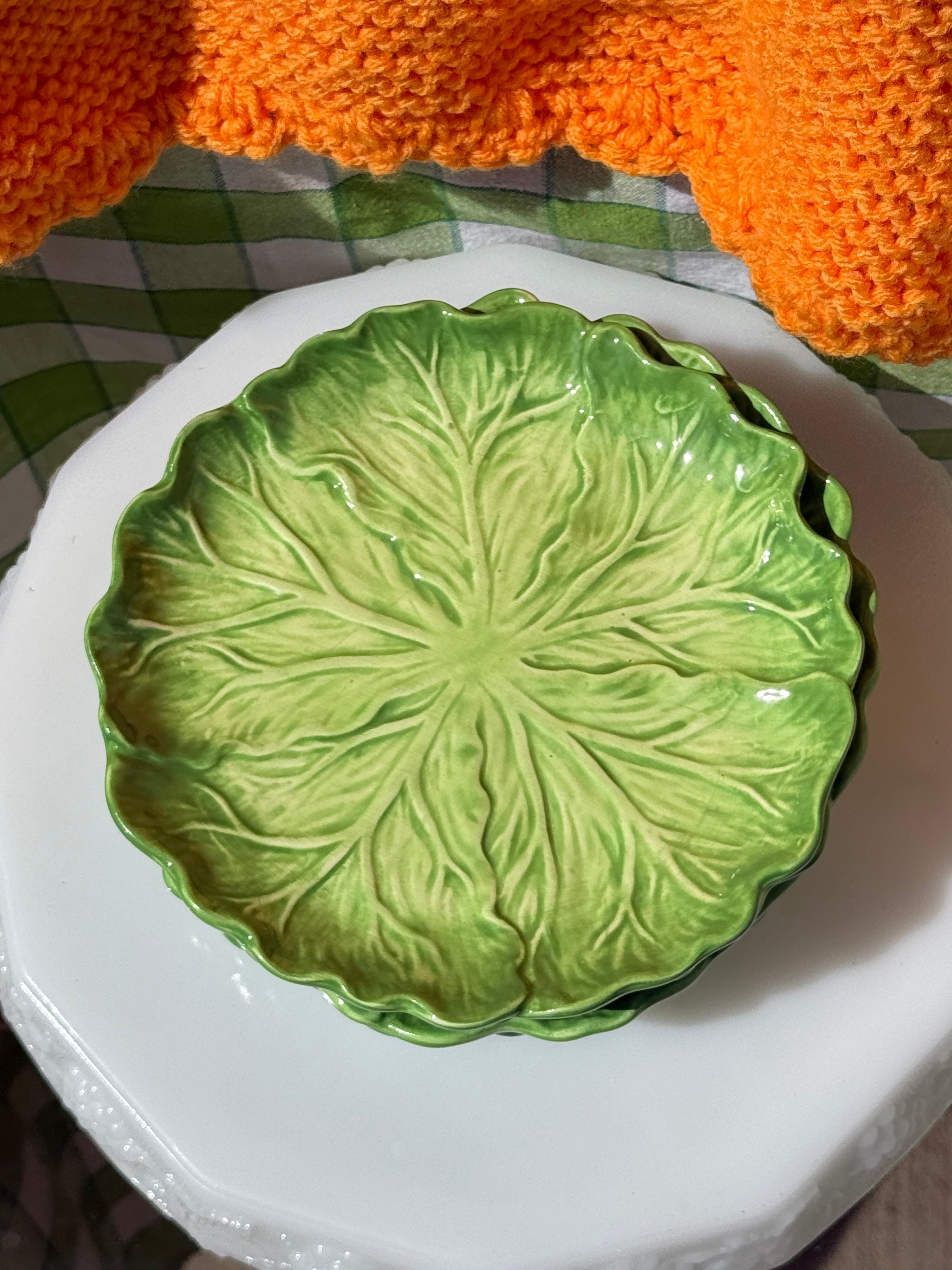 AVON Cabbage Plates (set of 4)