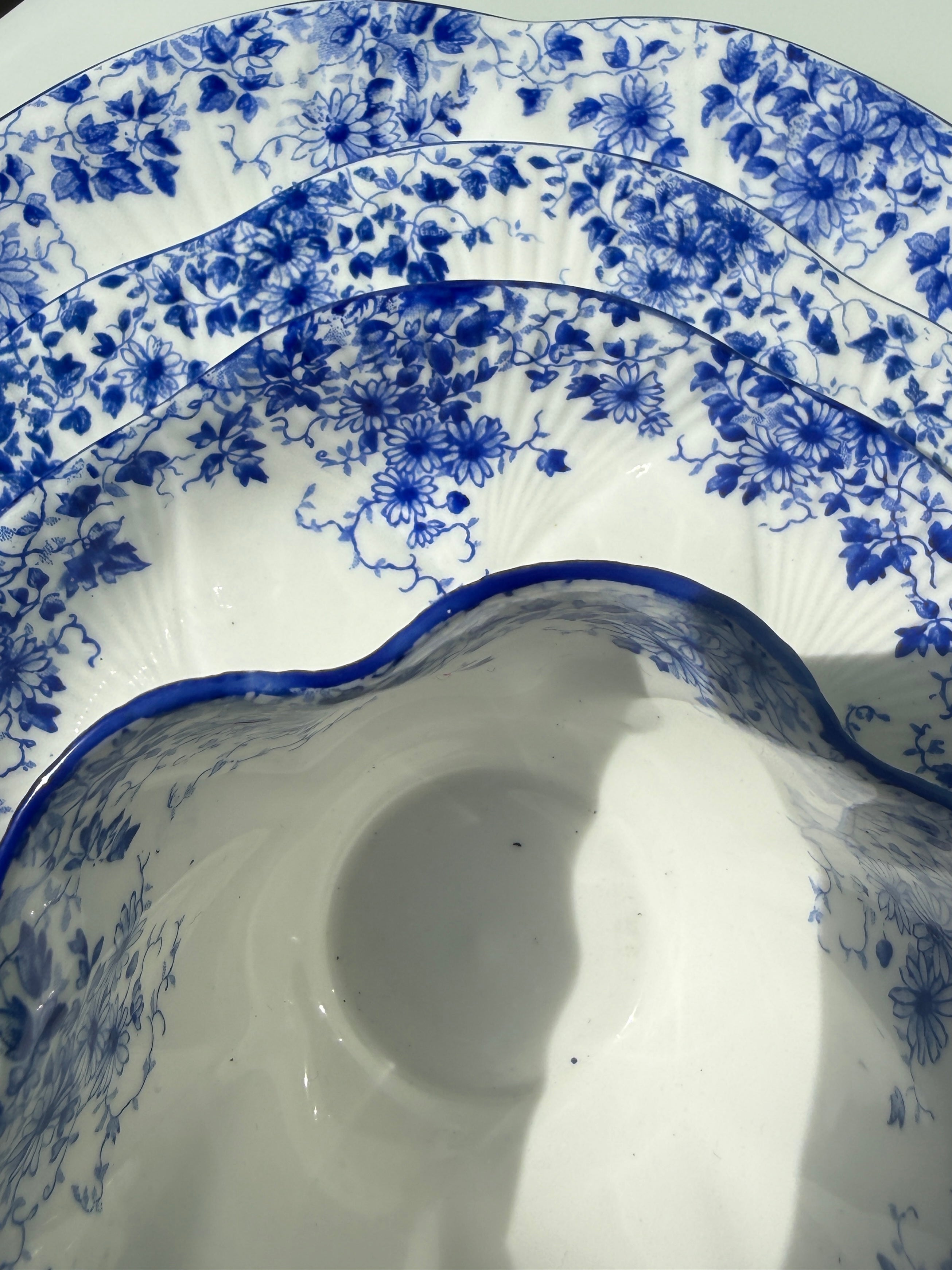 Shelley 'Dainty Blue' Teacup & Plate Set