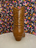 Vintage Cowboy Boot Vase