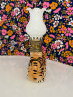 Vintage Mini Tiger Oil Lamp