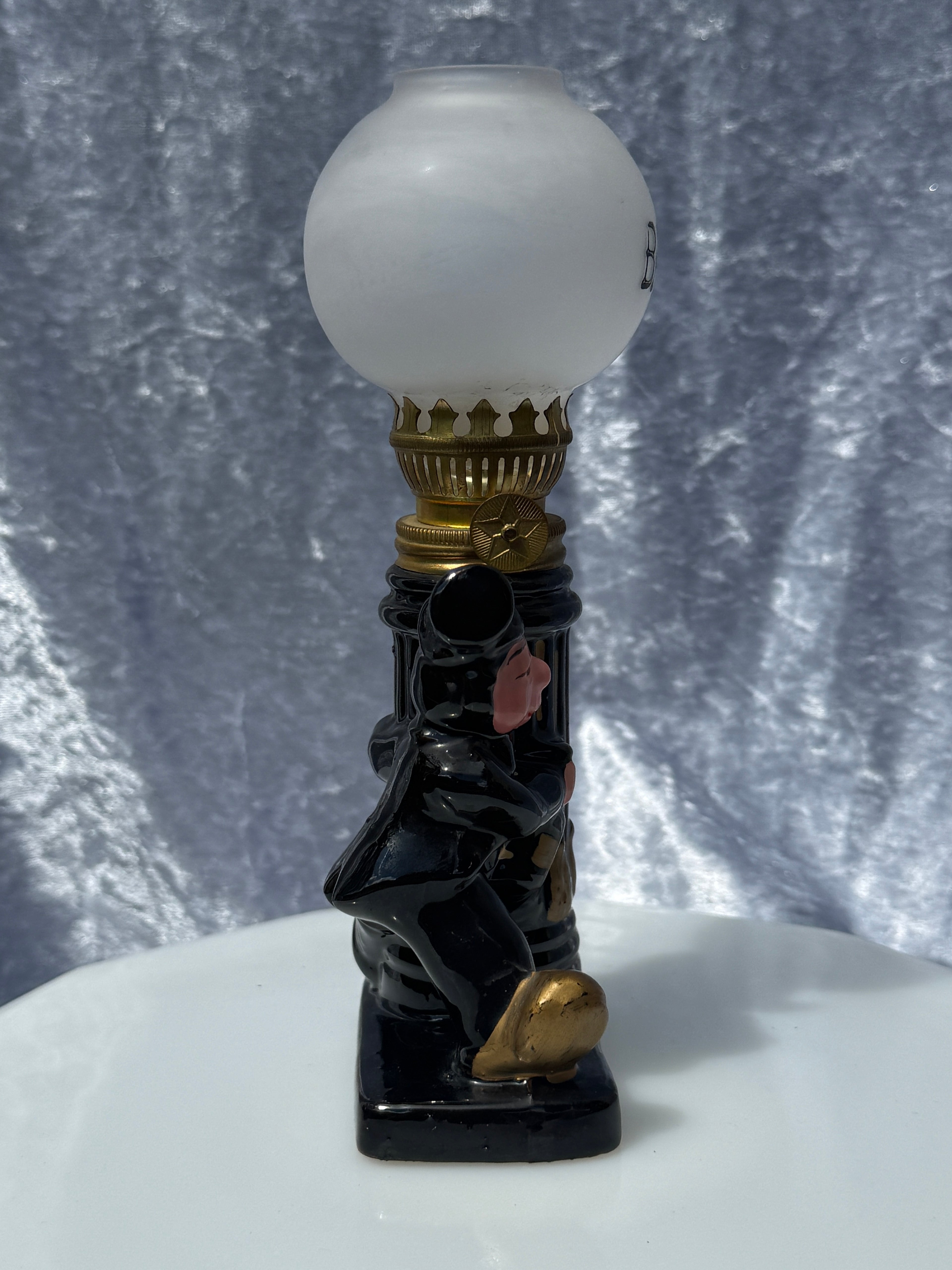 Vintage Mini Drunken Man Oil Lamp